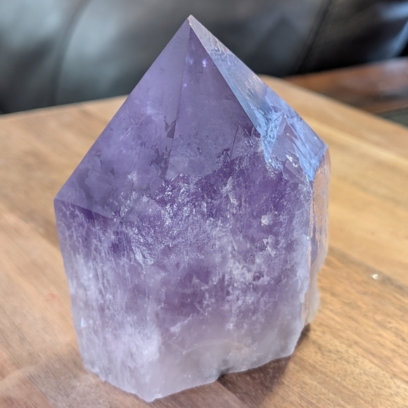 Large Purple Amethyst Quartz Crystal Point Natural Spiritual Home Decor - Picture 3 of 12